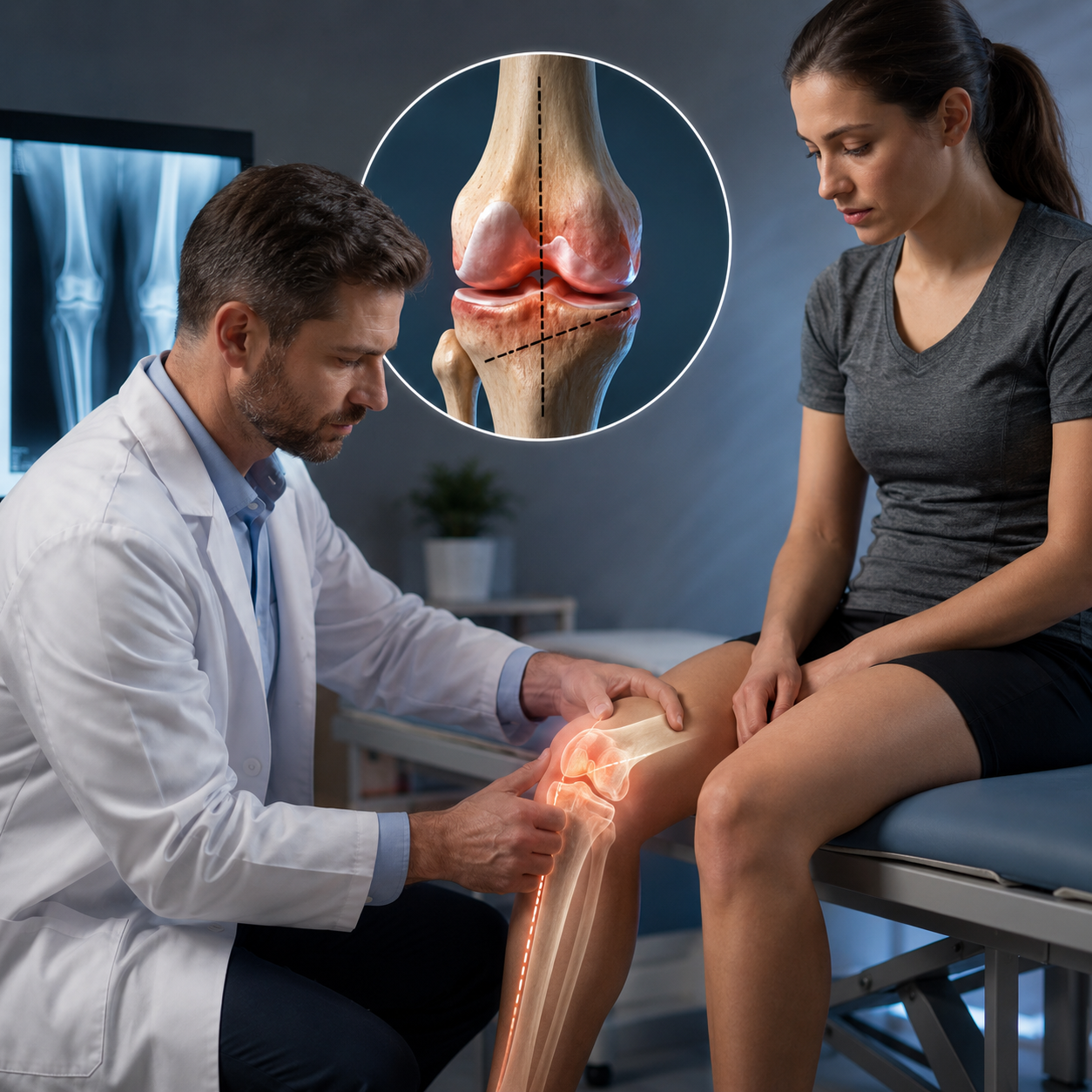 How Does the Doctor Diagnose Knee Osteotomy?